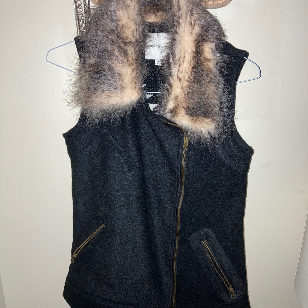 • thread & supply • fur vest